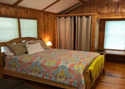 Cabin Rental Queen Bedroom